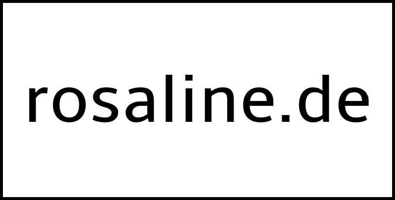 rosaline.de