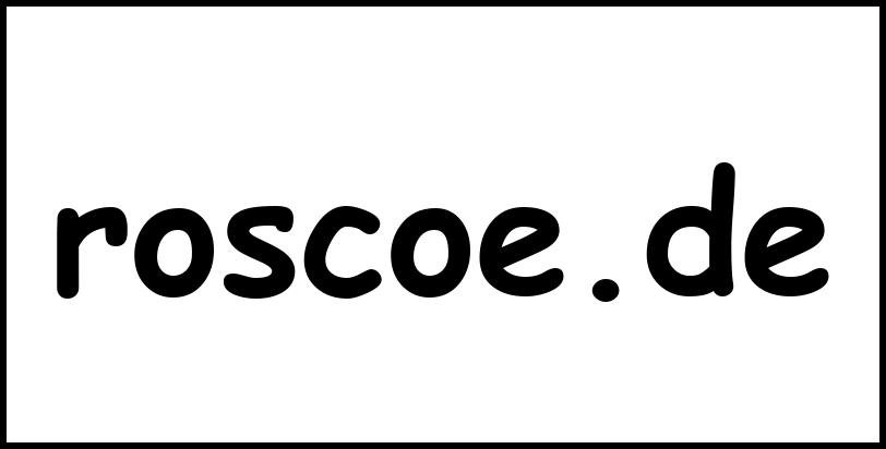 roscoe.de