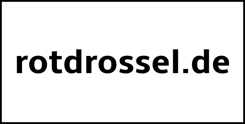 rotdrossel.de