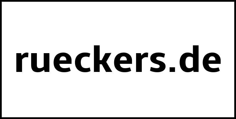 rueckers.de