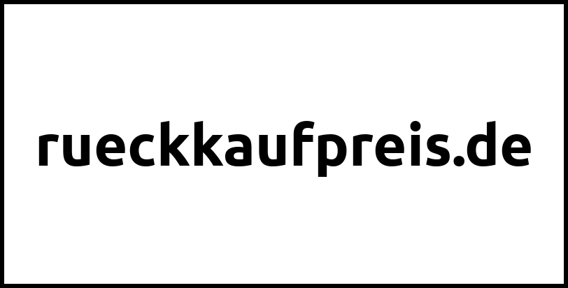 rueckkaufpreis.de