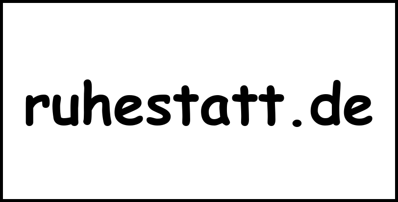 ruhestatt.de