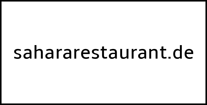 sahararestaurant.de