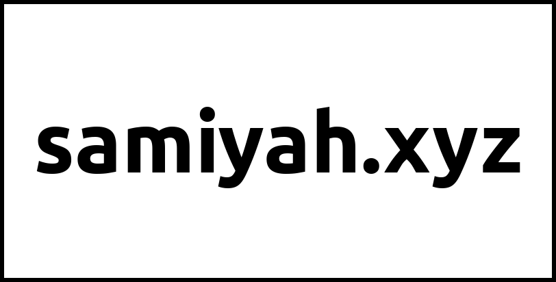 samiyah.xyz