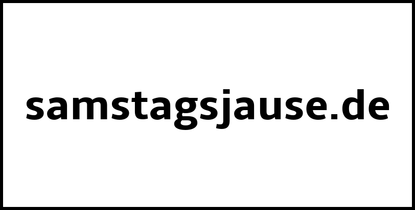 samstagsjause.de