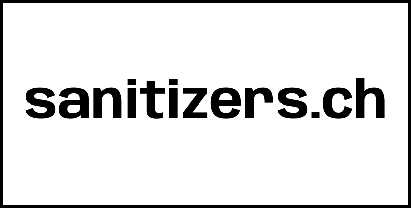 sanitizers.ch