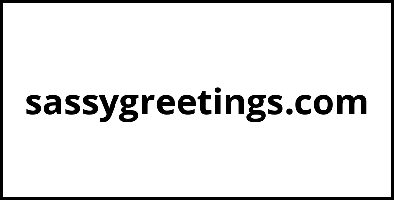 sassygreetings.com