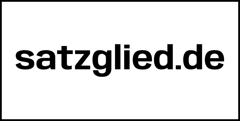 satzglied.de