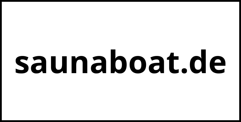 saunaboat.de