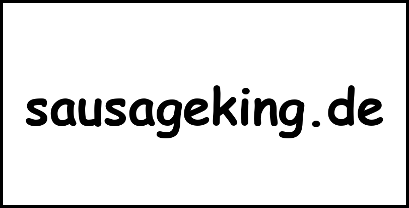 sausageking.de