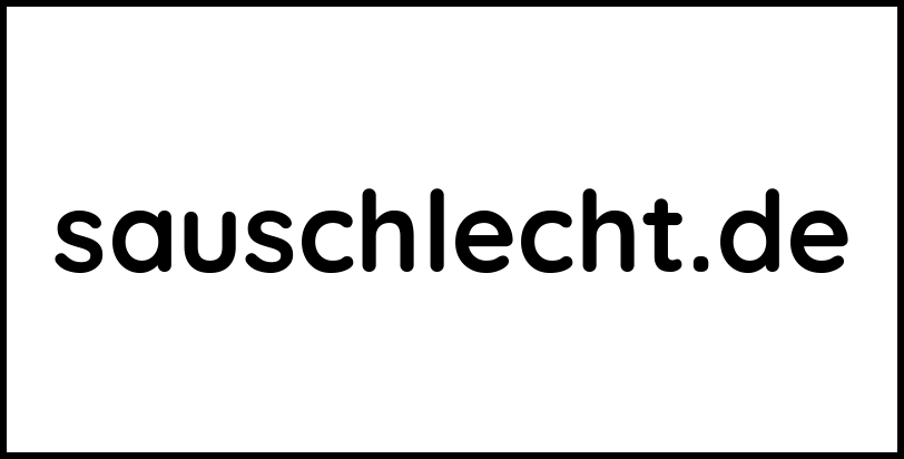 sauschlecht.de