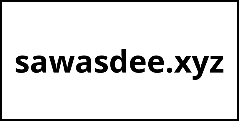 sawasdee.xyz