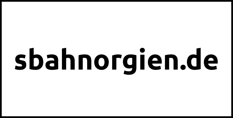 sbahnorgien.de