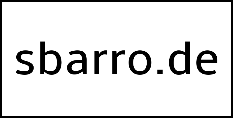 sbarro.de