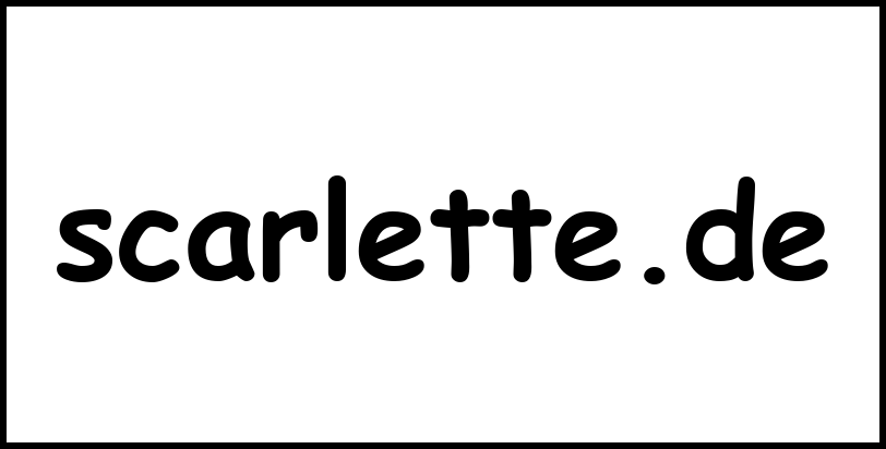 scarlette.de