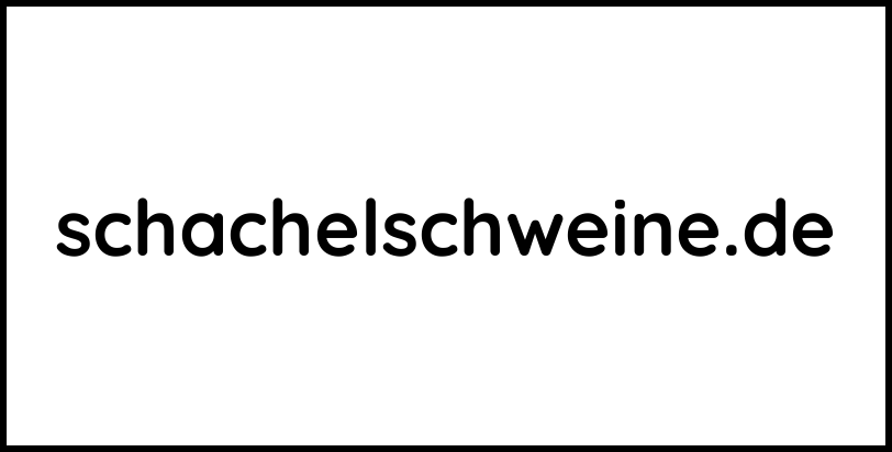 schachelschweine.de