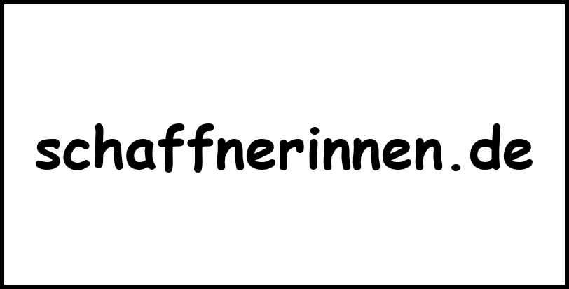 schaffnerinnen.de