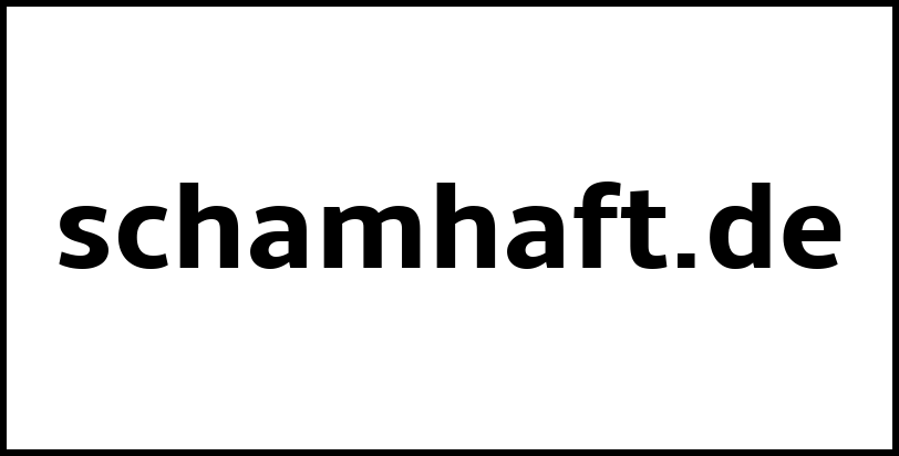 schamhaft.de