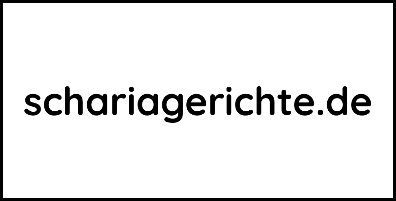 schariagerichte.de