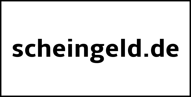 scheingeld.de