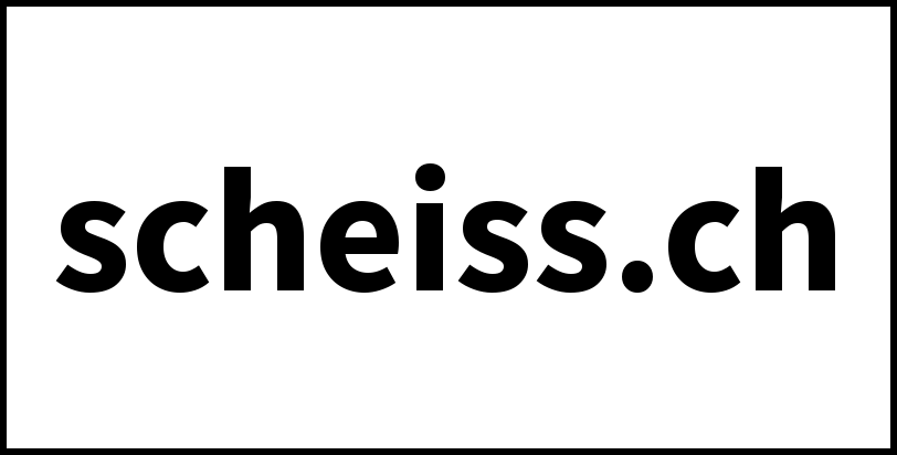 scheiss.ch