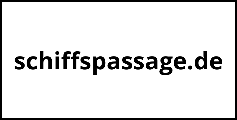 schiffspassage.de