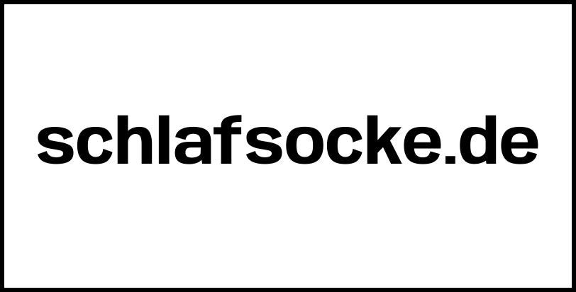 schlafsocke.de