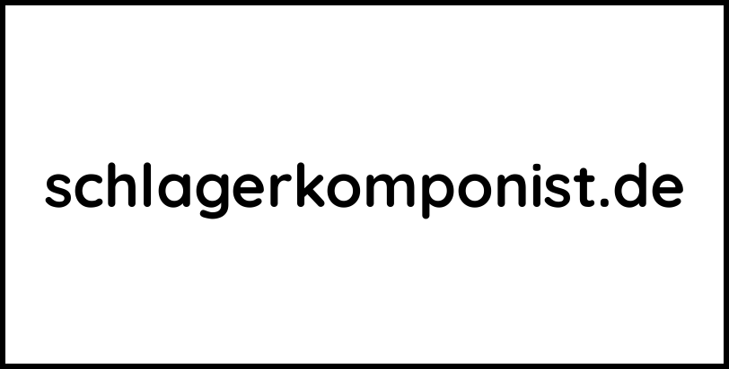 schlagerkomponist.de