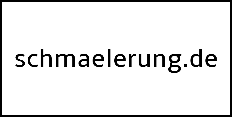 schmaelerung.de