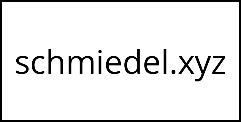 schmiedel.xyz