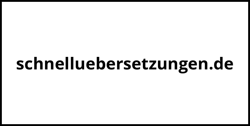 schnelluebersetzungen.de