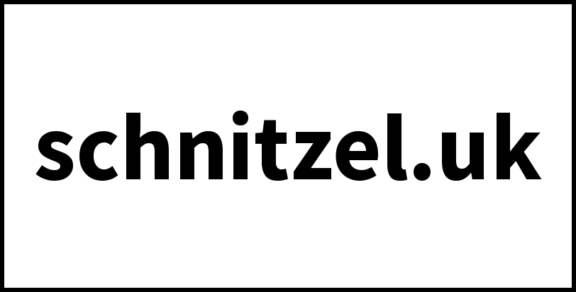 schnitzel.uk