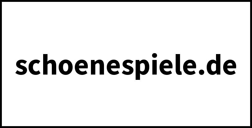 schoenespiele.de