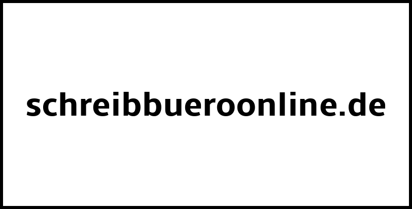 schreibbueroonline.de