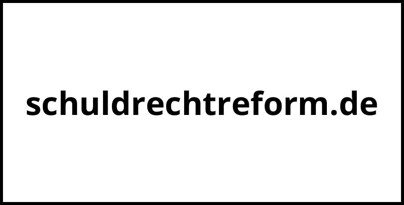 schuldrechtreform.de