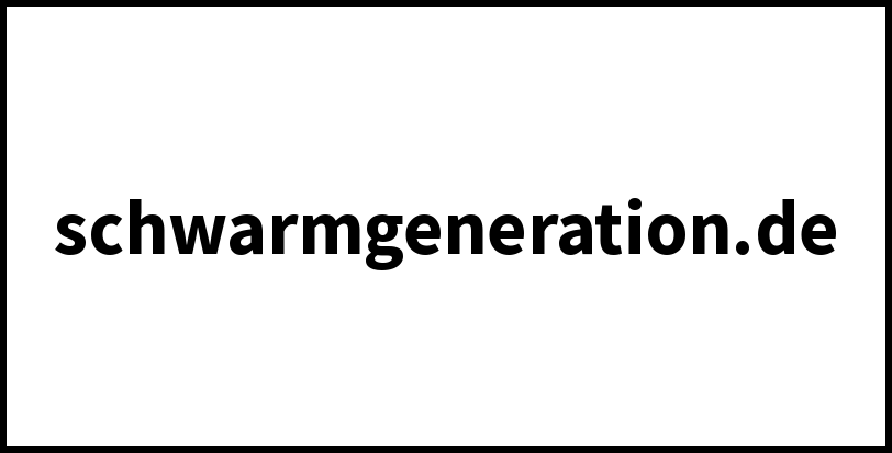 schwarmgeneration.de