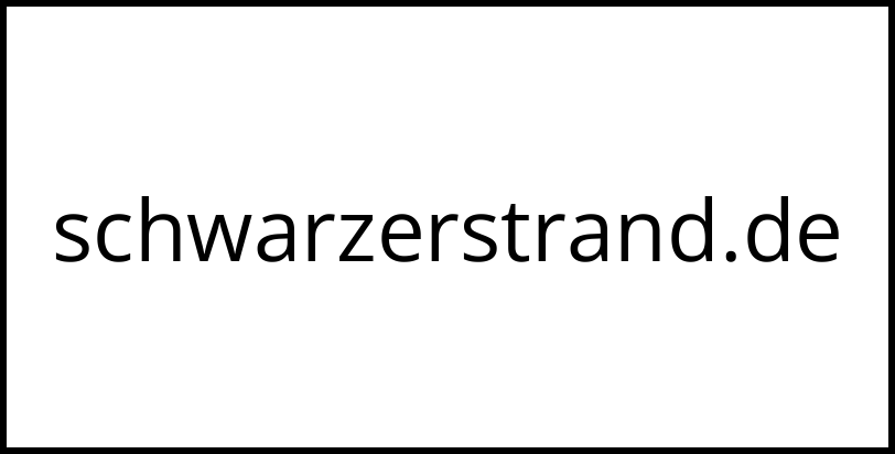 schwarzerstrand.de