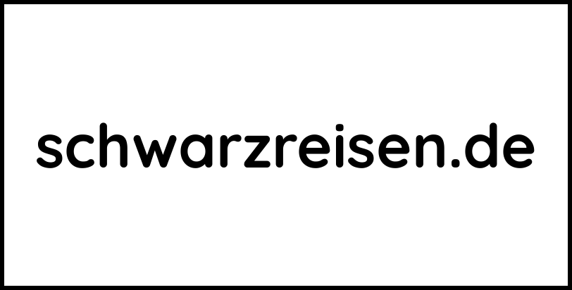 schwarzreisen.de