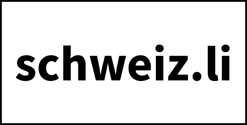 schweiz.li