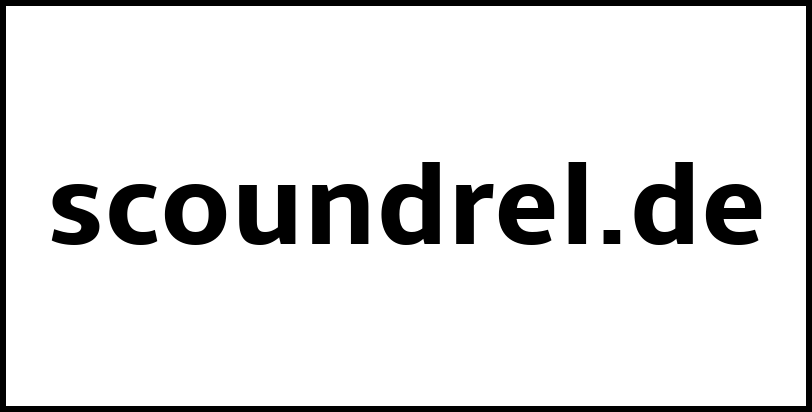 scoundrel.de