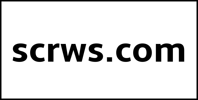 scrws.com