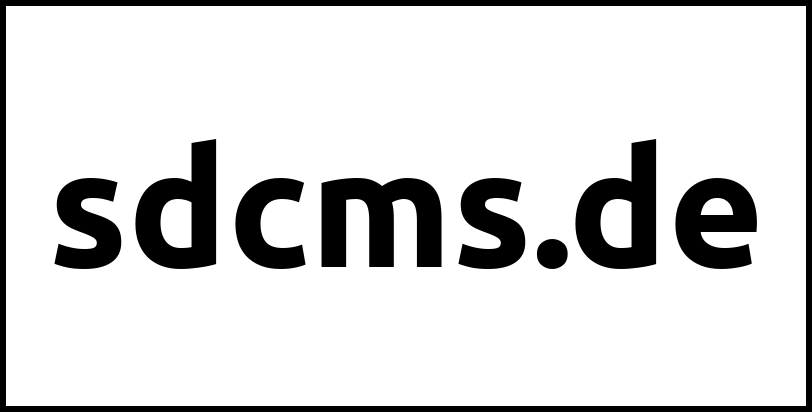 sdcms.de