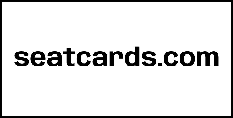 seatcards.com