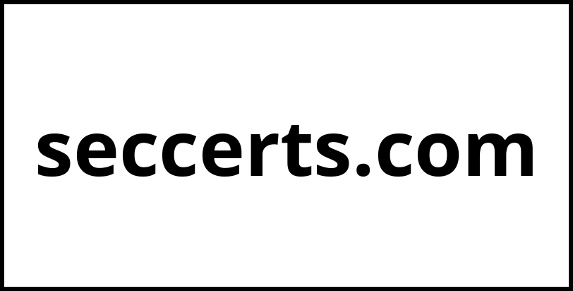 seccerts.com