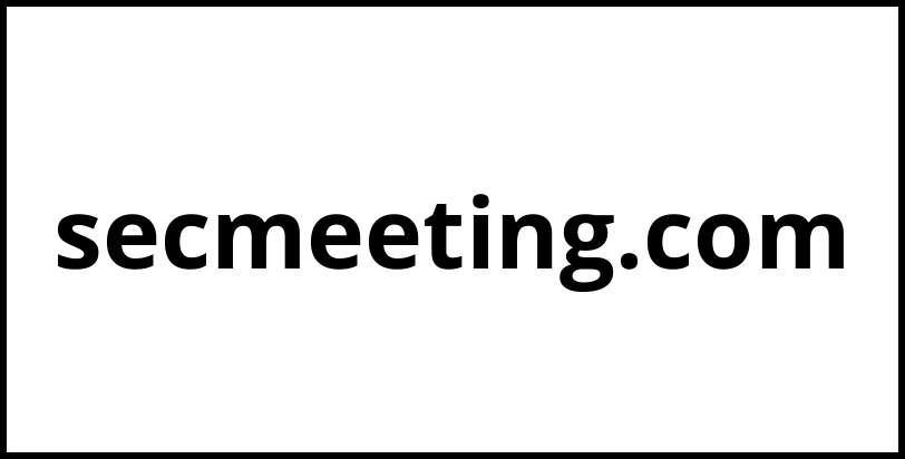 secmeeting.com