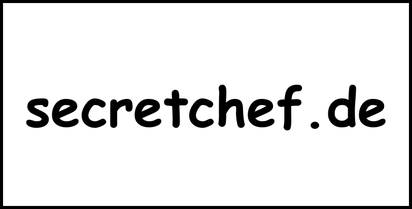 secretchef.de