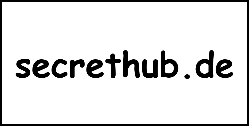 secrethub.de