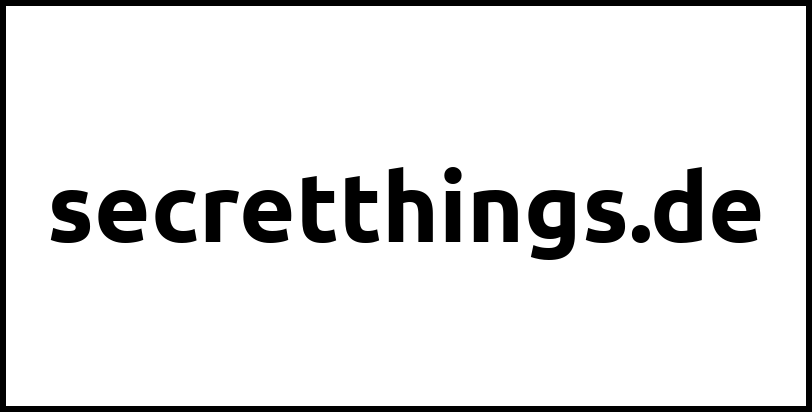 secretthings.de