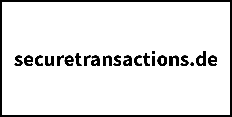 securetransactions.de