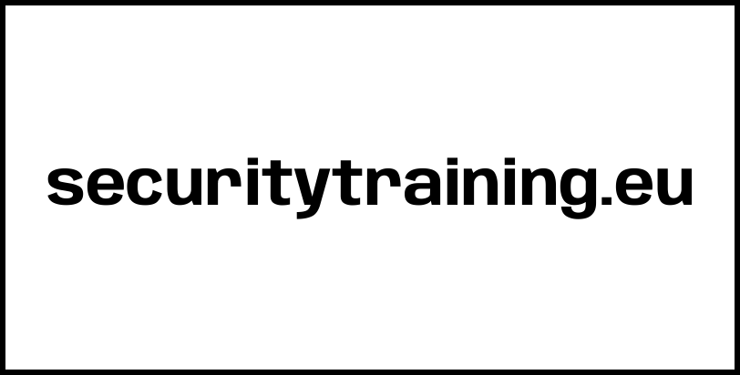 securitytraining.eu